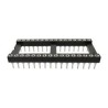 RS PRO 2.54 mm Pitch Vertical 20 Way Through Hole Turned Pin Closed Frame DIL Socket 3A 183-1566