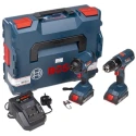 Bosch Cordless Power Tool Kit 18V 2Ah Lithium-Ion Battery, Type G British 3-Pin 06019G5172