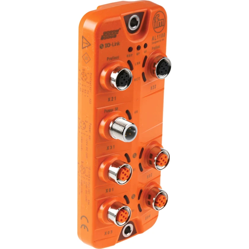 ifm electronic AL1100 Series Sensor Box, 4 Port, Ethernet, IO-Link, IP66/IP67/IP65, Polyamide Housing AL1100