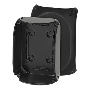 HENSEL Black RAL 9011 Polycarbonate Junction Box IP69, IP66, IP67 130 mm x 180 mm x 130 mm KF1000C