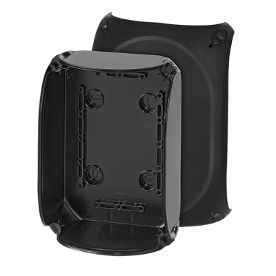 HENSEL Black RAL 9011 Polycarbonate Junction Box IP69, IP66, IP67 130 mm x 180 mm x 130 mm KF1000C
