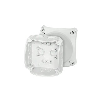 HENSEL Grey Polypropylene Junction Box IP66, 93 mm x 93 mm x 62 mm 
