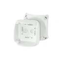 HENSEL Grey RAL 7035 Polycarbonate Junction Box IP67, IP69, IP66, 104x104x104 mm KF0400H