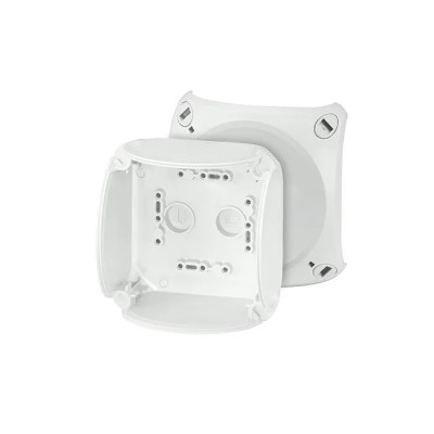 HENSEL Grey RAL 7035 Polycarbonate Junction Box IP67, IP69, IP66, 104x104x104 mm KF0400H