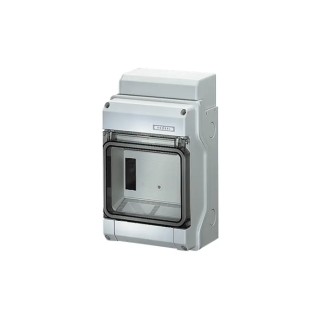 HENSEL Lockable KV KV Distribution Board, Polystyrene, 6 Way, 400V AC, IP65 KV7106