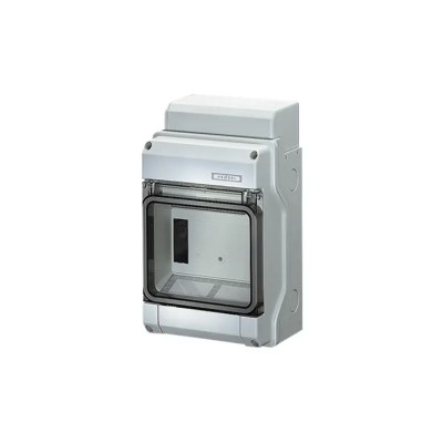 HENSEL Lockable KV KV Distribution Board, Polystyrene, 6 Way, 400V AC, IP65 KV7106