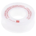 RS PRO White PTFE Tape 12 m x 12 mm x 0.075 mm Chemical Resistant Thread Seal Tape 183-3490