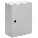 Contactum Galvanised Steel Wall Box IP66, 300 mm x 250 mm x 200 mm, Quarter Turn Cylindrical Lock IP66