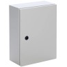 Contactum Galvanised Steel Wall Box IP66, 300 mm x 250 mm x 200 mm, Quarter Turn Cylindrical Lock IP66