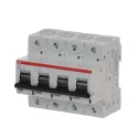 ABB High Performance S800N Miniature Circuit Breaker, 4-Pole, 63A, Type C, 400/690V AC, 375V DC, 36 kA 2CCS894001R0634