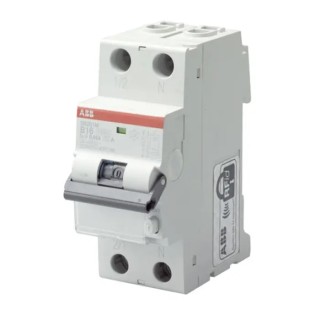 ABB Residual Current Circuit Breaker with Overload Protection, 20A Current Rating, 1-Pole, 300 mA Trip 2CSR245041R3204