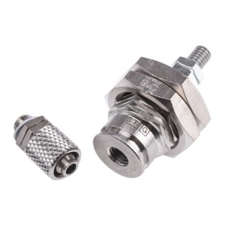 SMC 5 mm Pneumatic Piston Rod Cylinder Single Acting Panel Mount Brass Body CJPB10-5H6Z