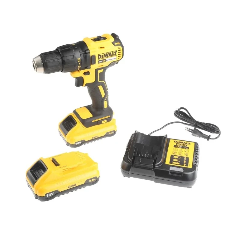 DeWALT XR 340 W Cordless Drill Driver 18 V Brushed Motor 13 mm Chuck DCD777L2T-QW