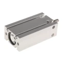 SMC 20 mm Pneumatic Piston Rod Cylinder, CDU Series, Double Acting, Aluminium Alloy, 66mm Length, 20mm Stroke CDU16-20D
