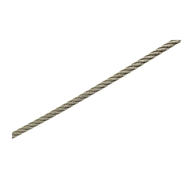 RS PRO PVC Wire Rope 3 mm Diameter, 75 m Length, Safe Working Load 100 kg, Steel Core with PVC Sheath 183-5829