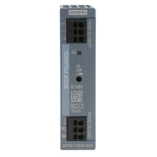 Siemens SITOP PSU6200 Switched Mode DIN Rail Power Supply 240V DC, 230V AC AC/DC Input 12V DC, 2A Output, 24W PSU6200