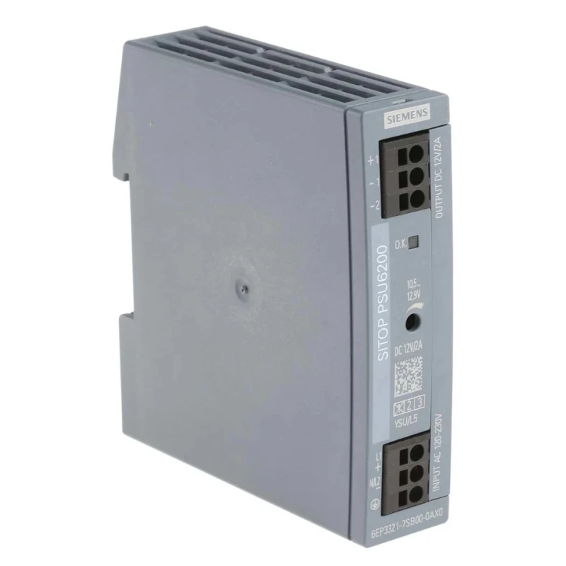 Siemens SITOP PSU6200 Switched Mode DIN Rail Power Supply 240V DC, 230V AC AC/DC Input 12V DC, 2A Output, 24W PSU6200