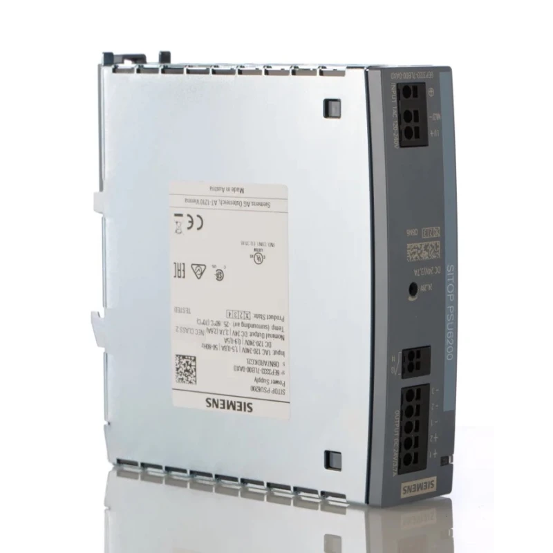 Siemens SITOP Switched Mode DIN Rail Power Supply 240 V DC, 230 V AC AC/DC Input 24 V DC, 3.7 A Output, 89 W Power PSU6200