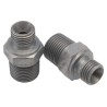 Parker Hydraulic Straight Threaded Adapter Male R 60°, Steel Zinc Plated 0.25 in Hose ID 4-6F3MK4S