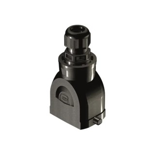 HARTING Han-Eco B Range Heavy Duty Power Connector Hood, Polyamide Fibreglass Reinforced, IP66, M25 Thread Size 19431060446