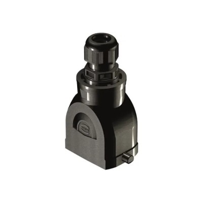 HARTING Han-Eco B Range Heavy Duty Power Connector Hood, Polyamide Fibreglass Reinforced, IP66, M25 Thread Size 19431060446