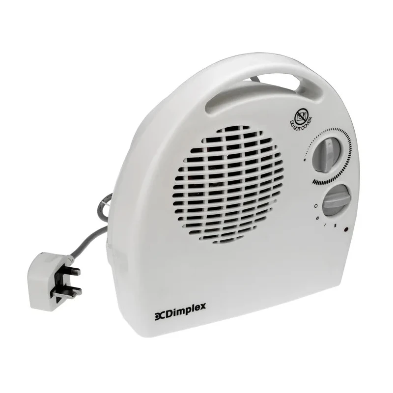 Dimplex 2 kW Portable Fan Heater with Thermostat Control, Type G British 3-Pin Plug DXFF20TSN