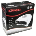 Dimplex 2 kW Portable Fan Heater with Thermostat Control, Type G British 3-Pin Plug DXFF20TSN