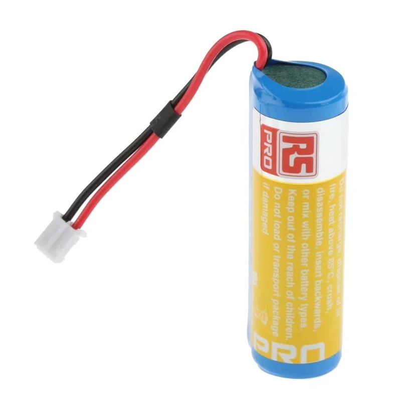 RS PRO Lithium Thionyl Chloride AA Battery 3.6 V 2.4 Ah Wire Lead Terminal 183-5725