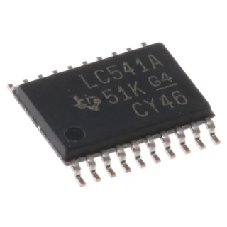 Texas Instruments 8-Channel Buffer & Line Driver, 3 State, Non-Inverting, 20-Pin TSSOP SN74LVC541APW