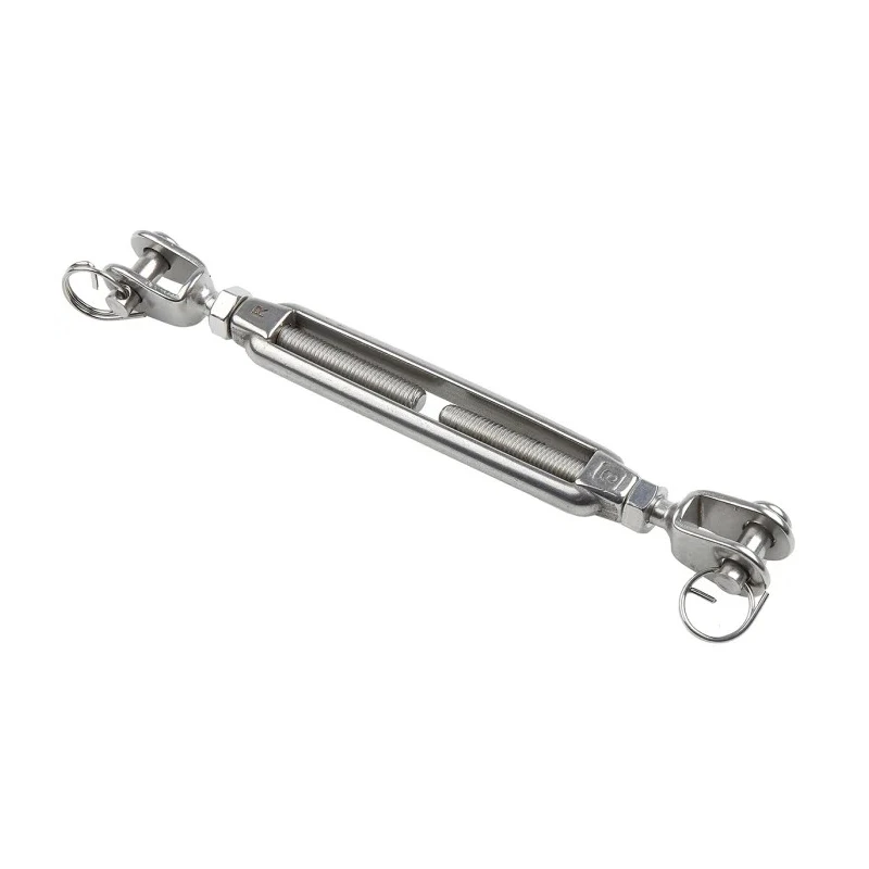 RS PRO Stainless Steel Jaw to Jaw Rigging Screw M8 Thread, Electro Polished Finish, 165mm Closed Length, 240mm Open 183-5958