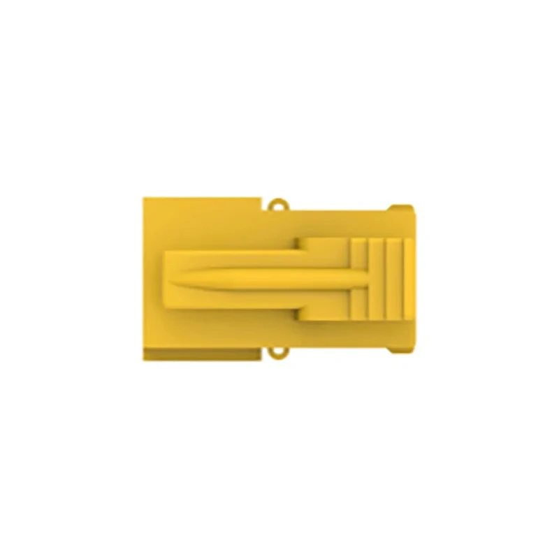 TE Connectivity AMP Timer Automotive Connector Male Yellow PCB 100 Way Crimp Termination 927366-1