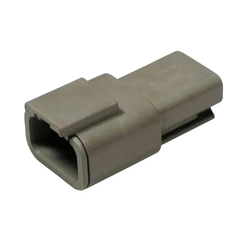 Deutsch DTM Automotive Connector Female Grey Cable 3 Way Crimp Termination 7.5A Polyamide Housing DTM04-3P