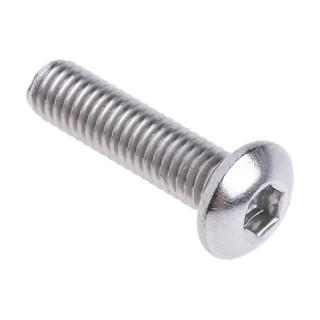 RS PRO Bright Zinc Stainless Steel Hex Socket Cap Screw, Hex Socket, M3 x 12 mm 183-8610