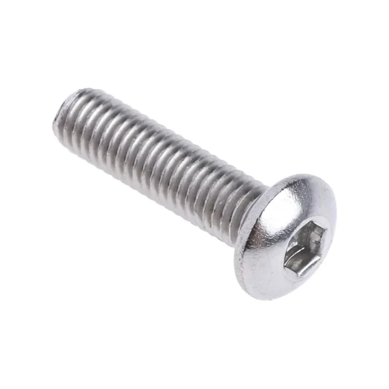 RS PRO Bright Zinc Stainless Steel Hex Socket Cap Screw, Hex Socket, M3 x 12 mm 183-8610