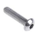 RS PRO Bright Zinc Stainless Steel Hex Socket Cap Screw, Hex Socket Drive, M4 Thread x 16 mm Length 183-8654