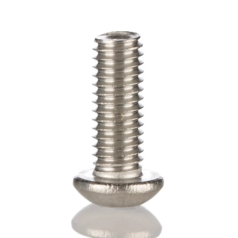 RS PRO Bright Zinc Stainless Steel Hex Socket Cap Screw, Hex Socket Drive, M5 x 10 mm 183-8660