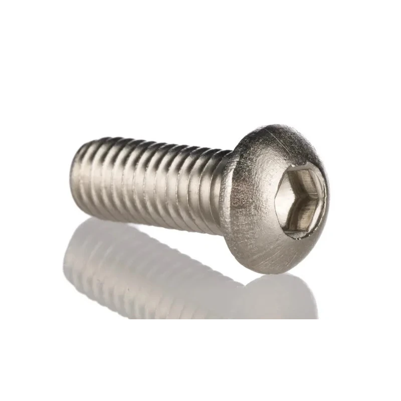 RS PRO Bright Zinc Stainless Steel Hex Socket Cap Screw, Hex Socket Drive, M5 x 10 mm 183-8660
