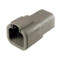 Deutsch Automotive Connector Female Grey Cable 4 Way Crimp Termination DTP04-4P