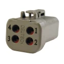 Deutsch Automotive Connector Male Grey Cable 4 Way Crimp Termination DTP06-4S-E003