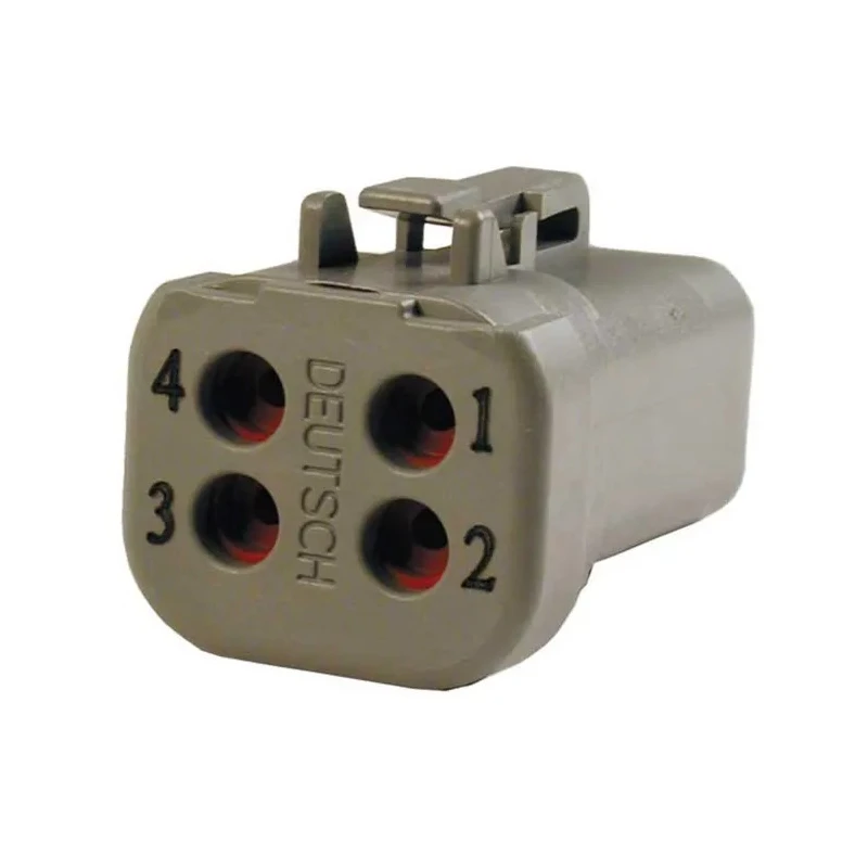 Deutsch Automotive Connector Male Grey Cable 4 Way Crimp Termination DTP06-4S-E003