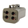 Deutsch Automotive Connector Male Grey Cable 4 Way Crimp Termination DTP06-4S-E003
