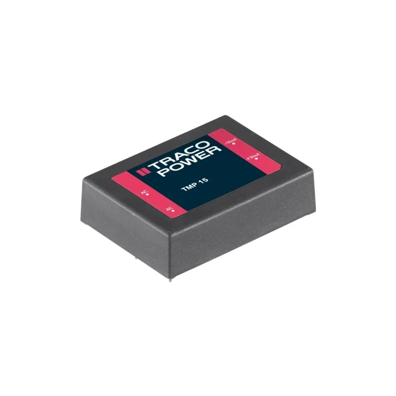TRACOPOWER TMP Series Switching Power Supply 3 Outputs 15V DC 15W 85-264V AC Input TMP 15515