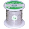 Sunhayato JUNFLON Series White 0.08 mm² Single Core Hook Up Wire, 28 AWG, 100 m, Ethylene Tetrafluoroethylene AWG28-100-W