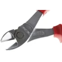 Knipex VDE 1000V Approved Diagonal Bevel Side Cutter 250mm Steel Jaw Plastic Grip Model 74 06 250 RS