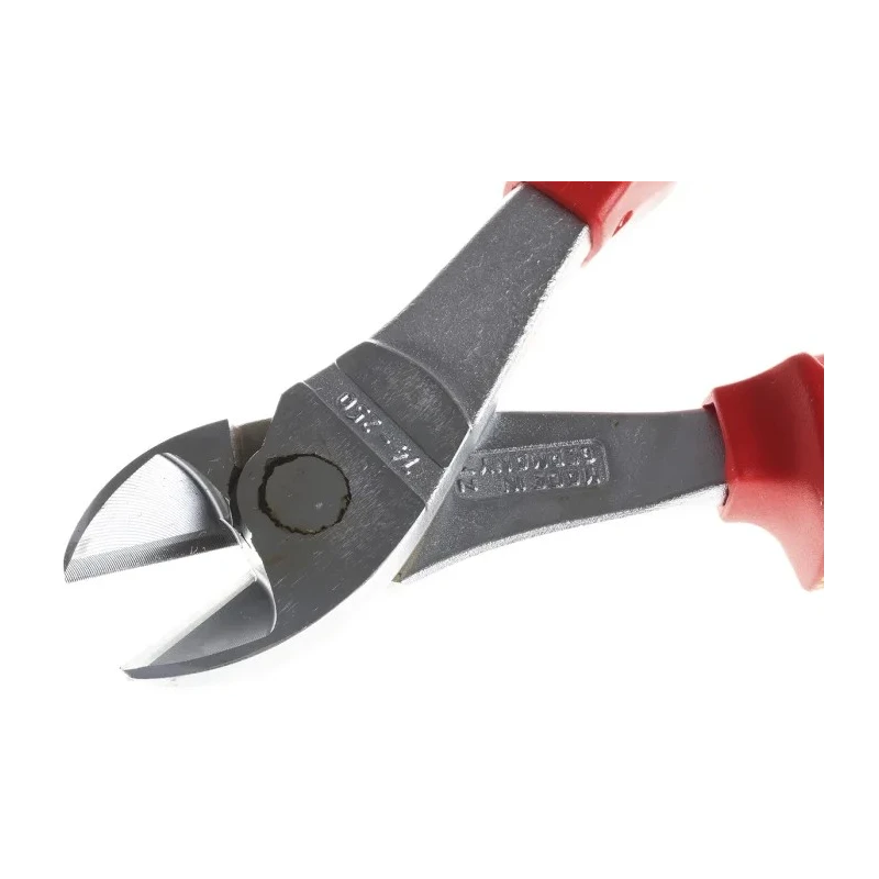 Knipex VDE 1000V Approved Diagonal Bevel Side Cutter 250mm Steel Jaw Plastic Grip Model 74 06 250 RS