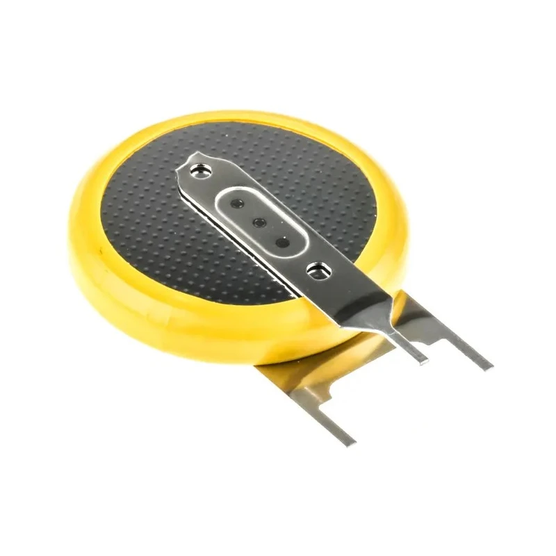 Panasonic Button Battery, Lithium Manganese Dioxide Chemistry, 3 V Nominal Voltage, 225 mAh Capacity, 20 mm Diameter CR2032