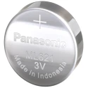 Panasonic 5 mAh 3 V Lithium Manganese Dioxide Button Rechargeable Battery ML-621S/ZTN