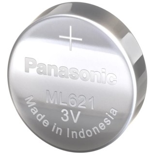 Panasonic 5 mAh 3 V Lithium Manganese Dioxide Button Rechargeable Battery ML-621S/ZTN