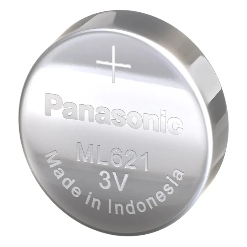 Panasonic 5 mAh 3 V Lithium Manganese Dioxide Button Rechargeable Battery ML-621S/ZTN