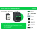 Schneider Electric Contactor, 110V AC Coil, 3-Pole, 40 A, 18.5 kW, Motor Control, DIN Rail Mount LC1D